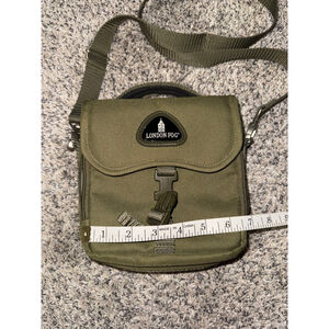 Women's London Fog Olive Green Crossbody Bag One Size with Black Logo​